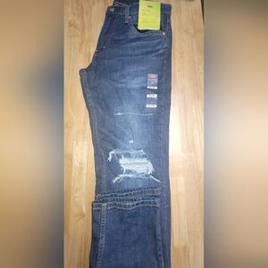 Levi's 511 Slim Men's Blue Distressed Jeans Size 31×32